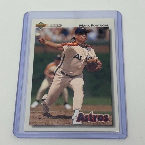 1992 Upper Deck Mark Portugal Astros Baseball Card - Picture 13 of 14
